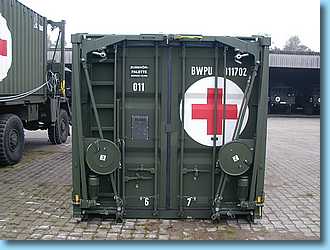 Ausschubsystem-Bild - Container-Ausschubsystem Typ 257C in Transportposition