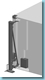 Hebesysteme-Bild - Hebesystem mit Transportposition in Container-Nische Hebesysteme-Bild - Hebesystem mit Transportposition in Container-Nische