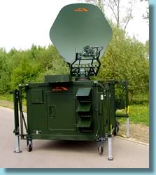 Hubstützen-Bild - Hubsystem mit Fallhub für SatCom Terminals