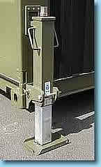 Spindelstützen- und Nivellierstützen-Bild - Container-Hubstütze Typ 286 im ISO-Eckbeschlag