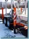 Nivellierstützen-Bild - Nivellierstützen Typ 282 an mobiler LKW-Mauterfassung Nivellierstützen-Bild - Nivellierstützen Typ 282 an mobiler LKW-Mauterfassung