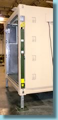 Spindelstützen- und Nivellierstützen-Bild - Automatische Nivellierung mit integrierter Nivellierstütze Typ 287 in der Container-Ecksäule
