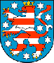 Flagge von Thringen