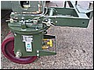 Verfahrsysteme-Bild - Schwerlast-Lenkrolle Typ 267C im Container-Eckbeschlag Verfahrsysteme-Bild - Schwerlast-Lenkrolle Typ 267C im Container-Eckbeschlag