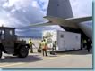 Verfahrsysteme-Bild - Container-Verladung in eine Herkules C-130 mittels Hubräder Typ 507 (Winglift) Verfahrsysteme-Bild - Container-Verladung in eine Herkules C-130 mittels Hubräder Typ 507 (Winglift)